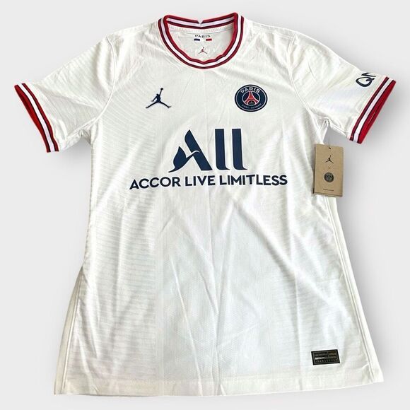 Nike Air Jordan ADV Soccer Jersey Paris Saint-Germain DH7467-101 Mens size M New - Picture 1 of 12